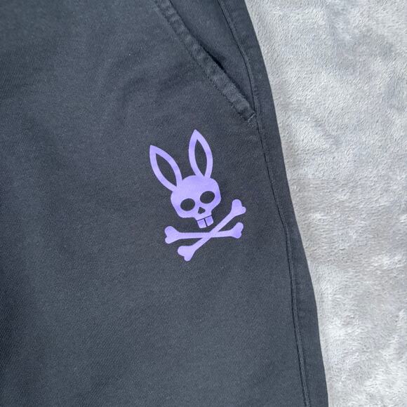 Psycho Bunny Black Jogger Pants XL - Picture 3 of 8